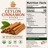 Spicy Organic – Organic Ceylon Cinnamon Sticks by Spicy Organic|113gm|0.25 lbs