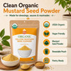 Spicy Organic – Organic Yellow Mustard Seed Powder by Spicy Organic|454gm|1.0 lbs