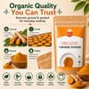 Spicy Organic – Organic Turmeric Powder by Spicy Organic|454gm|1.0 lbs