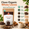 Spicy Organic – Organic Whole Cloves by Spicy Organic|454gm|1.0 lbs