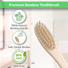 Bamboo India  -Bamboo Toothbrush Natural Adult – Pack of 4 | 30gm | 0.07 lbs
