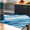 Artisan Soul  – Madur Kathi Table Mat with Runner – Blue & White | 552gm | 1.22 lbs