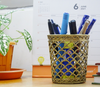 Artisan Soul  – Dokra NetDesign Round Pen Stand | 300gm | 0.66 lbs