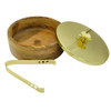 Natriel  Exquisite Floral Carved Wooden Chapati Box - Perfect for Storing and Serving Container Serving Set | 1000gm | 2.2 lbs