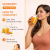 VEDBERRY - Sea Buckthorn Juice (Pulp) Natural Vitamin C | Immunity & Skin Glow | 500ml | 16.91 fl oz