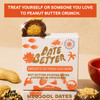 Date Better - Peanut Butter Crunch Stuffed Medjool Dates pack of 6 box | 408gm | 0.9 lbs