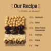 The Whole Truth - Hazelnut Millet – Millet Protein Bar | Protein Snack for Active Lifestyles| Pack of 5 x 55g | 312gm | 0.69 lbs