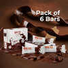 Whey91 - Choco Fudge –Protein Bar | Protein Snack for Active Lifestyles pack of 6 | 390gm | 0.86 lbs