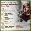 Organic Way - Yellow Dock Herb Cut & Sifted - Herbal Tea | 454gm | 1.0 lbs