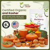 Organic Way - Dried Blackberry Leaf Whole - Herbal - Herbal Tea | 454gm | 1.0 lbs