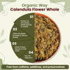 Organic Way - Dried Calendula Flower - Herbal Tea | 454gm | 1.0 lbs