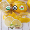 Organic Way - Dried Lemon Peel Cut & Sifted | 454gm | 1.0 lbs