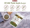 Organic Way - Milk Thistle Seeds Powder - Pure Botanical Powder | 113ml | 3.82 oz