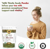 Organic Way - Milk Thistle Seeds Powder - Pure Botanical Powder | 227ml | 7.68 oz