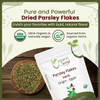 Organic Way - Dried Parsley Flakes - Culinary Spice | 113gm | 0.25 lbs