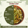Organic Way - Linden Flower & Leaf Herbal Tea Blossom & Culinary Use - Herbal Tea | 57gm | 0.13 lbs