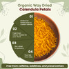 Organic Way - Dried Calendula Flower Petals - Herbal Tea | 454gm | 1.0 lbs