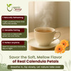 Organic Way - Dried Calendula Flower Petals - Herbal Tea | 454gm | 1.0 lbs