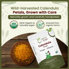 Organic Way - Dried Calendula Flower Petals - Herbal Tea | 454gm | 1.0 lbs