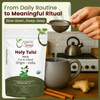 Organic Way - Holy Tulsi / Holy Basil Herb Cut & Sifted | 113gm | 0.25 lbs