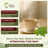 Organic Way - Holy Tulsi / Holy Basil Herb Cut & Sifted | 227gm | 0.5 lbs