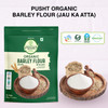 Pusht Organic - Barley Flour (Jau Ka Atta) 1500gm (500g X 3pcs) | 1500gm | 3.31 lbs
