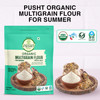 Pusht Organic - Organic Multi Grain Atta – Summer | 500gm | 1.1 lbs