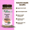 JUST ORGANIK - Organic Chia Seeds | 250gm | 0.55 lbs
