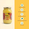 JUST ORGANIK - Organic Cow Ghee (Desi) | 1000gm | 2.2 lbs