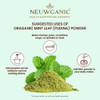 Neuwganic - Organic Mint Leaf Powder | 200gm | 0.44 lbs