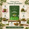 Neuwganic - Organic Neem Leaf Powder | 200gm | 0.44 lbs