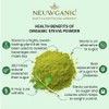 Neuwganic - Organic Stevia Powder | 200gm | 0.44 lbs