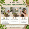 Regrows - 100% Certified Organic Henna Powder | 227gm | 0.5 lbs