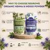 Regrows - Organic Henna & Indigo Powder Combo | 454gm | 1.0 lbs