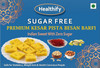 Healthify - Sugar Free Premium Kesar Pista Besan Barfi | 150gm | 0.33 lbs