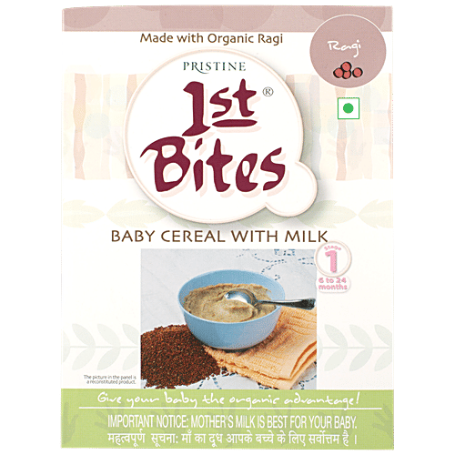1st Bites Organic Ragi Baby Cereal Stage for Infants to 24