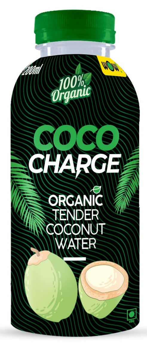 Coco Charge 100% Certified Organic Coconut Water 200 ml