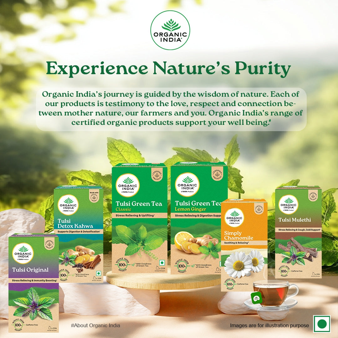 Buy Organic India Tulsi Original 25 Tea Bags Herbal Infusion Buy Organic India Tulsi Original 25 Tea Bags Herbal Infusion