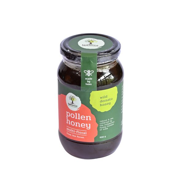 Exclusive Pollen Enriched Honey | By Last Forest | 8.82 Oz | 0.55 lbs
