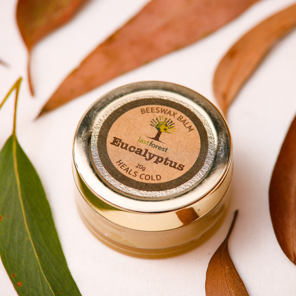 Eucalyptus Balm for Cold and Clogged Nose | By Last Forest | 0.71 Oz
