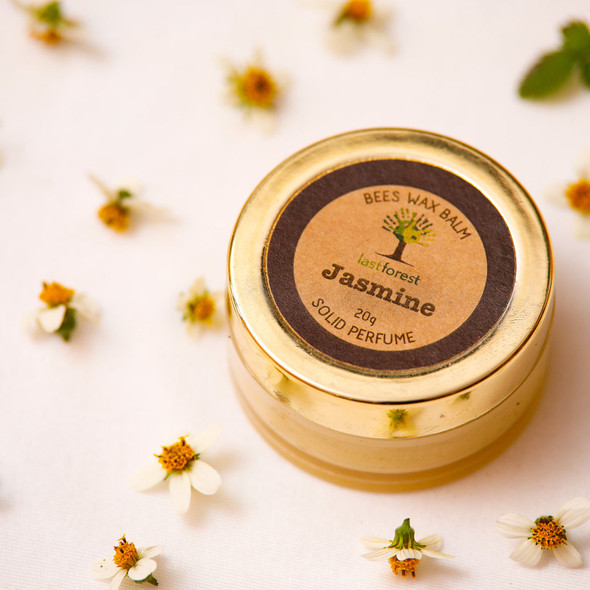 Jasmine Solid Perfume | By Last Forest | 0.71 Oz