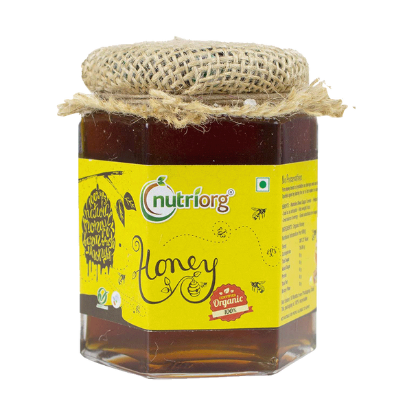 Certified Organic Honey 250 g ( Pack of 2) | By Nutriorg | 17.64 Oz | 1.1 lbs