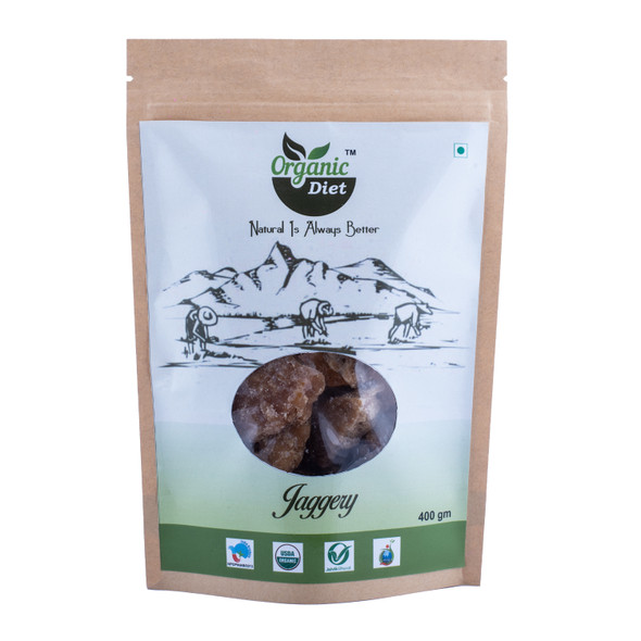 Jaggery | By Organic Diet | 14.11 Oz | 0.88 lbs