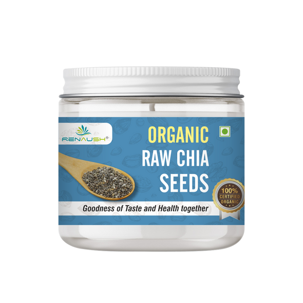 Certified Organic Chia Seeds | By Renaush | 8.82 Oz | 0.55 lbs