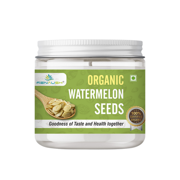 Certified Organic Watermelon seeds | By Renaush | 8.82 Oz | 0.55 lbs