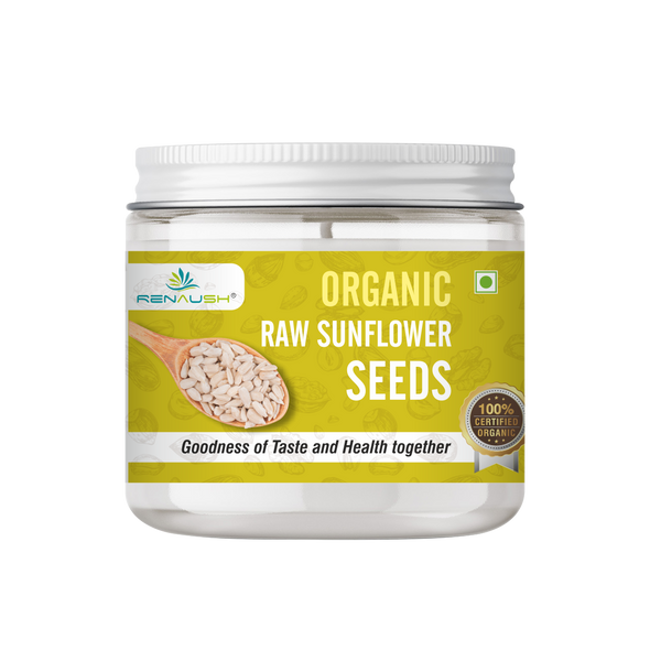 Certified Organic Sunflower seeds | By Renaush | 8.82 Oz | 0.55 lbs
