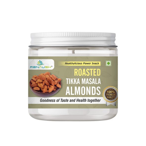 Roasted Tikka masala almonds | By Renaush | 8.82 Oz | 0.55 lbs