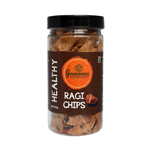 Healthy Ragi Chips | by Graminway | 3.53 Oz | 0.22 lbs
