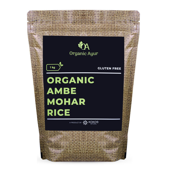 AMBE MOHAR RICE | By Organic Ayur | 35.27 Oz | 2.2 lbs