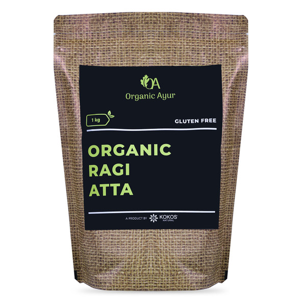 RAGI ATTA | By Organic Ayur | 35.27 Oz | 2.2 lbs